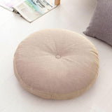 Maxbell Round Floor Pillow Small Floor Cushion Pad for Chair Sofa Adults Kids Office Beige