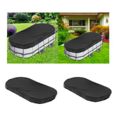 Oval Pool Cover Dustproof Inflatable Pool Cover for Paddling Pools Accessory 274x549cm