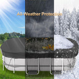 Oval Pool Cover Dustproof Inflatable Pool Cover for Paddling Pools Accessory 274x549cm