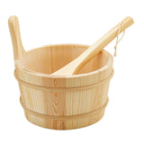 Maxbell Sauna Bucket and Ladle Versatile Sauna Accessories for SPA Sauna Room Houses