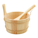 Maxbell Sauna Bucket and Ladle Versatile Sauna Accessories for SPA Sauna Room Houses