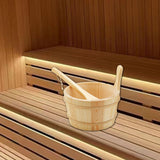 Maxbell Sauna Bucket and Ladle Versatile Sauna Accessories for SPA Sauna Room Houses