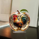 Maxbell 2D Acrylic Apples Decoration Artwork Decorative Sign for Living Room Bedroom