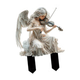 Maxbell Fairy Garden Stake Decor 2D Yard Sign Collectible for Outdoor Farmhouse Home