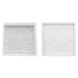 Maxbell Concrete Brick Cement Model DIY Unique for Chinese Courtyard Outdoor Walkway Round Pattern