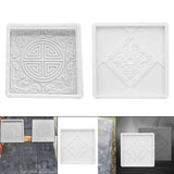 Maxbell Concrete Brick Cement Model DIY Unique for Chinese Courtyard Outdoor Walkway Round Pattern