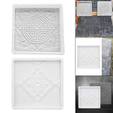 Maxbell Concrete Brick Cement Model DIY Unique for Chinese Courtyard Outdoor Walkway Round Pattern