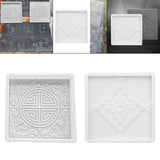 Maxbell Concrete Brick Cement Model DIY Unique for Chinese Courtyard Outdoor Walkway Round Pattern