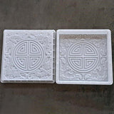 Maxbell Concrete Brick Cement Model DIY Unique for Chinese Courtyard Outdoor Walkway Round Pattern