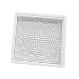 Maxbell Concrete Brick Cement Model DIY Unique for Chinese Courtyard Outdoor Walkway Round Pattern