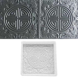 Maxbell Concrete Brick Cement Model DIY Unique for Chinese Courtyard Outdoor Walkway Round Pattern