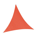 Maxbell Sun Shade Sail 3x3x3M Triangular Block Sun Cover for Backyard Garden Deck Red
