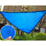 Maxbell Sun Shade Sail 3x3x3M Triangular Block Sun Cover for Backyard Garden Deck Blue
