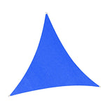 Maxbell Sun Shade Sail 3x3x3M Triangular Block Sun Cover for Backyard Garden Deck Blue