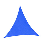 Maxbell Sun Shade Sail 3x3x3M Triangular Block Sun Cover for Backyard Garden Deck Blue