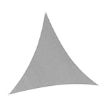 Maxbell Sun Shade Sail 3x3x3M Triangular Block Sun Cover for Backyard Garden Deck Gray