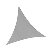 Maxbell Sun Shade Sail 3x3x3M Triangular Block Sun Cover for Backyard Garden Deck Gray