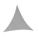 Maxbell Sun Shade Sail 3x3x3M Triangular Block Sun Cover for Backyard Garden Deck Gray