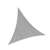 Maxbell Sun Shade Sail 3x3x3M Triangular Block Sun Cover for Backyard Garden Deck Gray