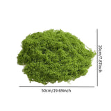 Maxbell False Moss Ornaments Simulated Green Plants for Terrariums Garden Plant Pots S Dark Green