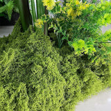 Maxbell False Moss Ornaments Simulated Green Plants for Terrariums Garden Plant Pots S Dark Green