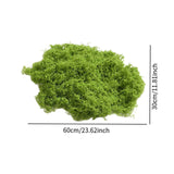Maxbell False Moss Ornaments Simulated Green Plants for Terrariums Garden Plant Pots M Light Green