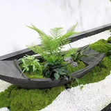 Maxbell False Moss Ornaments Simulated Green Plants for Terrariums Garden Plant Pots M Dark Green