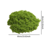 Maxbell False Moss Ornaments Simulated Green Plants for Terrariums Garden Plant Pots M Dark Green