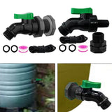 Maxbell Rain Barrel Spigot Kit 3/4inch Rain Barrel Valve for Aquariums Garden Barrel 2.54cm