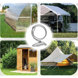 Maxbell 6x Ground Earth Anchors Lightweight 30.71inch Long for Carports Fence Garden