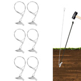 Maxbell 6x Ground Earth Anchors Lightweight 30.71inch Long for Carports Fence Garden