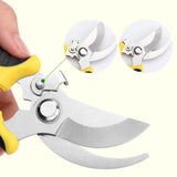 Maxbell Garden Pruning Shear Professional Gardening Scissors for Farm Orchard Garden Yellow