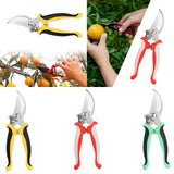 Maxbell Garden Pruning Shear Professional Gardening Scissors for Farm Orchard Garden Yellow