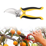 Maxbell Garden Pruning Shear Professional Gardening Scissors for Farm Orchard Garden Yellow