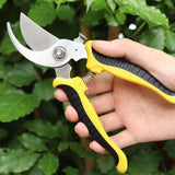 Maxbell Garden Pruning Shear Professional Gardening Scissors for Farm Orchard Garden Yellow