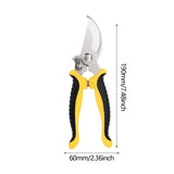 Maxbell Garden Pruning Shear Professional Gardening Scissors for Farm Orchard Garden Yellow