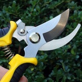 Maxbell Garden Pruning Shear Professional Gardening Scissors for Farm Orchard Garden Yellow