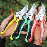 Maxbell Garden Pruning Shear Professional Gardening Scissors for Farm Orchard Garden Yellow