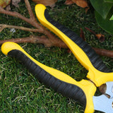 Maxbell Garden Pruning Shear Professional Gardening Scissors for Farm Orchard Garden Yellow