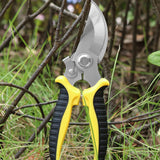Maxbell Garden Pruning Shear Professional Gardening Scissors for Farm Orchard Garden Yellow