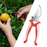 Maxbell Garden Pruning Shear Professional Gardening Scissors for Farm Orchard Garden Red