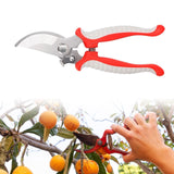 Maxbell Garden Pruning Shear Professional Gardening Scissors for Farm Orchard Garden Red