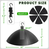 Maxbell Bird Feeder Squirrel Baffle Sturdy Outdoor Protects for Patio Porch Backyard