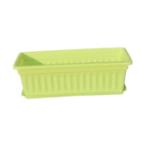 Maxbell Window Box Versatile with Tray Flower Pot for Outside Balcony Indoor Outdoor Green