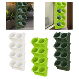 Maxbell Wall Mounted Plant Holder Home Decor Flower Rack for Hallway Entryway Indoor White