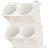 Maxbell Wall Mounted Plant Holder Home Decor Flower Rack for Hallway Entryway Indoor White