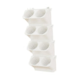 Maxbell Wall Mounted Plant Holder Home Decor Flower Rack for Hallway Entryway Indoor White