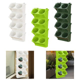 Maxbell Wall Mounted Plant Holder Home Decor Flower Rack for Hallway Entryway Indoor White
