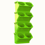Maxbell Wall Mounted Plant Holder Home Decor Flower Rack for Hallway Entryway Indoor Green