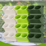 Maxbell Wall Mounted Plant Holder Home Decor Flower Rack for Hallway Entryway Indoor Green